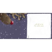 Softly Drawn Me to You Bear Christmas Card Extra Image 1 Preview